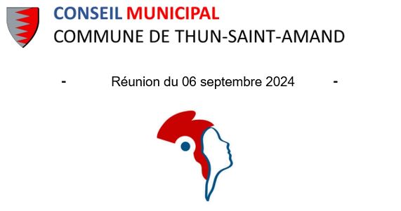 Lire la suite à propos de l’article RÉUNION DU CONSEIL MUNICIPAL LE 06/09/2024 – 19H