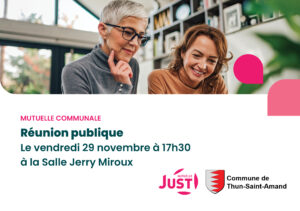 Lire la suite à propos de l’article TOUT SAVOIR SUR LA MUTUELLE COMMUNALE RÉUNION PUBLIQUE SUR INSCRIPTION LE 29/11/2024 À 17H30