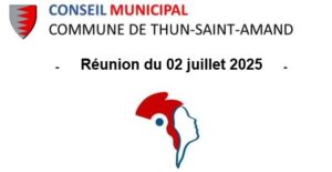 Lire la suite à propos de l’article RÉUNION DU CONSEIL MUNICIPAL LE 02/07/2025 – 19H